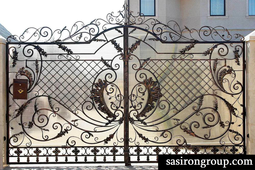 Custom Ornamental Forged Iron Gates 8feet x10feet